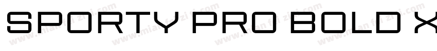 Sporty Pro Bold XP字体转换